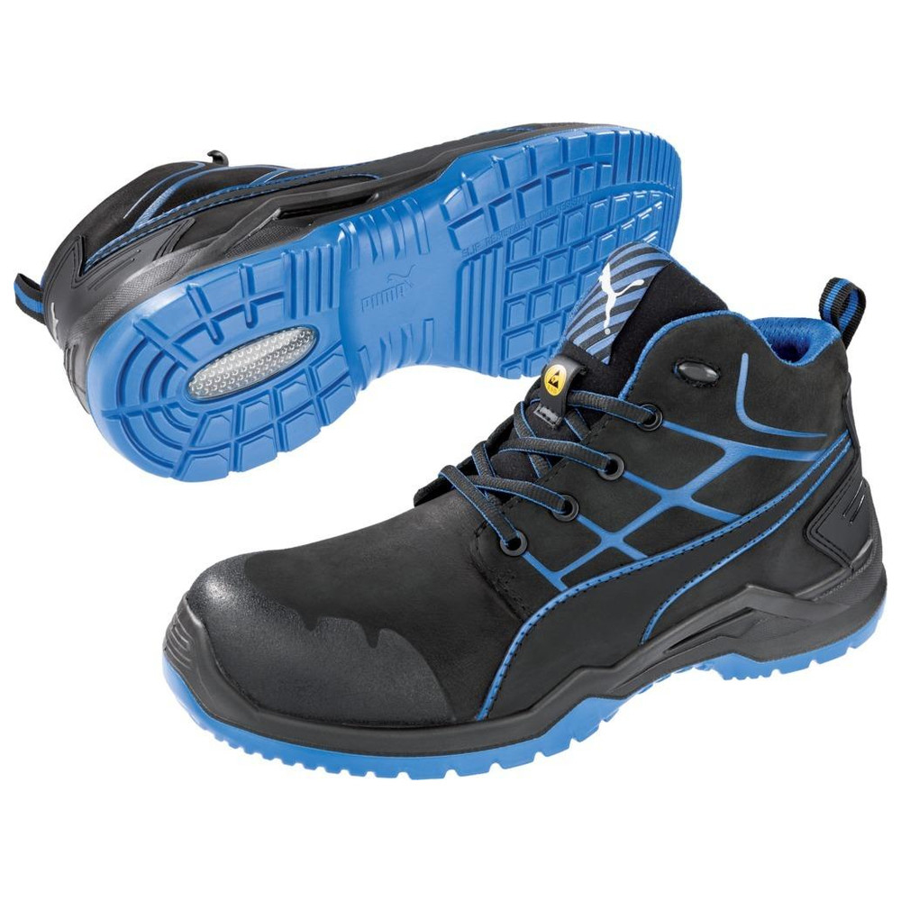 Puma Safety Stiefel 634200, ESD, S3, Gr. 47, schwarz/blau