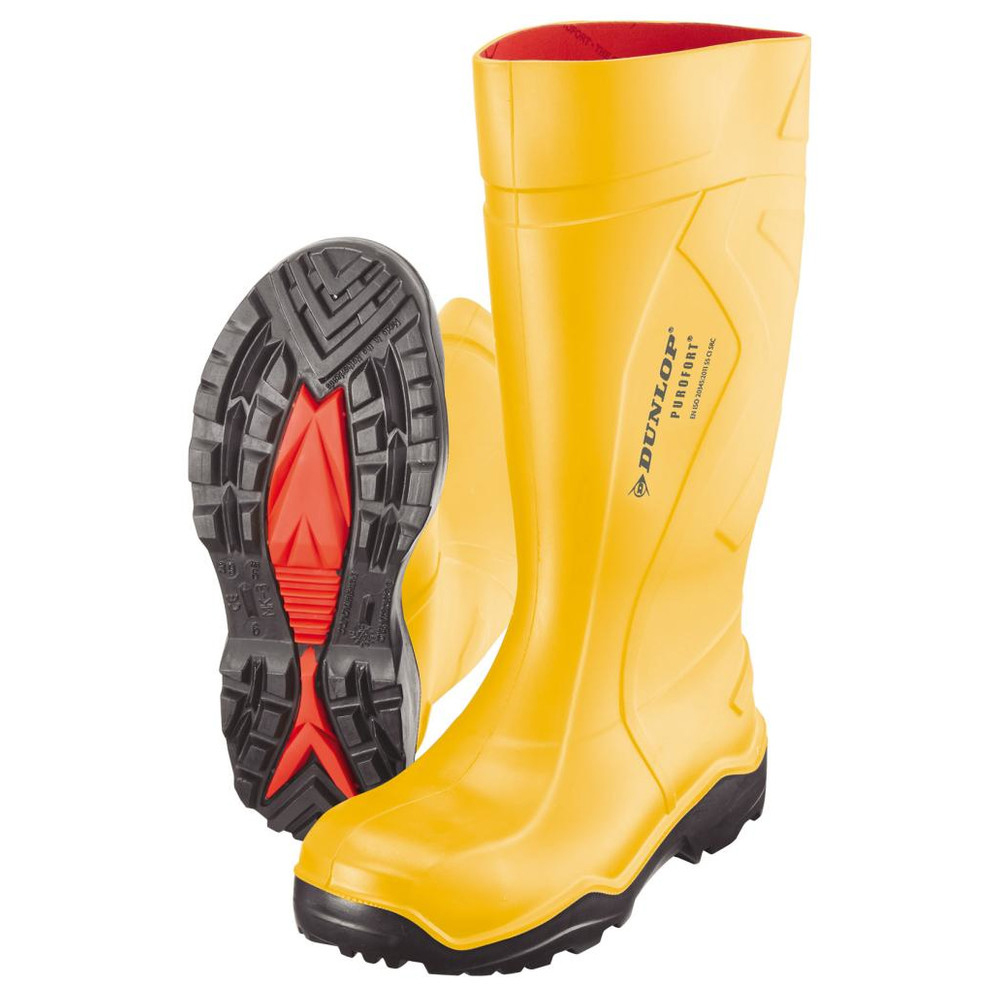 Dunlop Stiefel Purofort+, S5 , Gr. 43, gelb