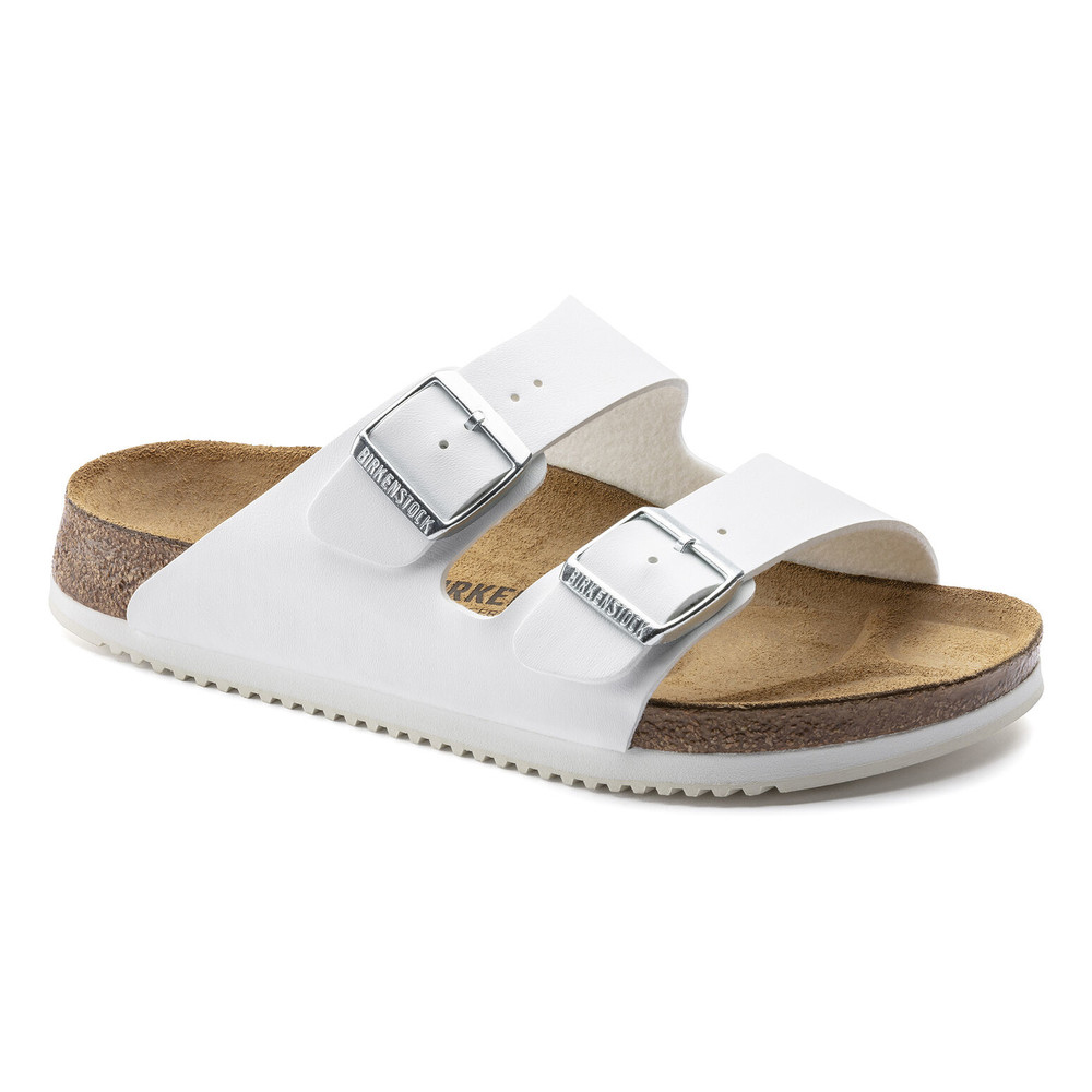 Birkenstock Sandale Arizona Superlauf, Birko-Flor, weiß, Weite normal, Größe 41